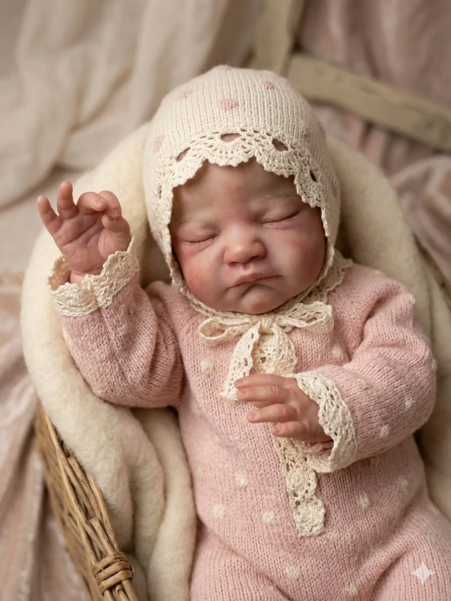 Ukázka úpravy fotografií reborn panenky 126